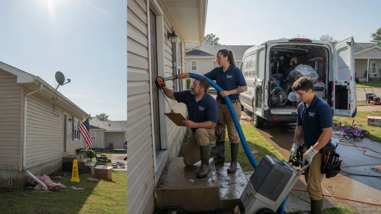 Ceiling Water Damage Restoration in Temple, OK near me