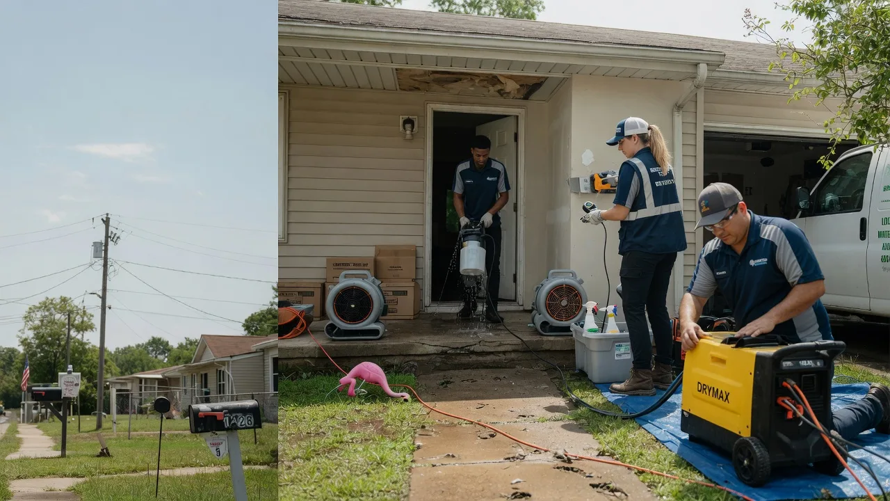 Storm Damage Water Removal in Temple, OK near me